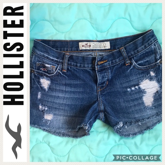 Hollister Pants - Hollister Cut Off Jean Shorts Size 1 Distressed